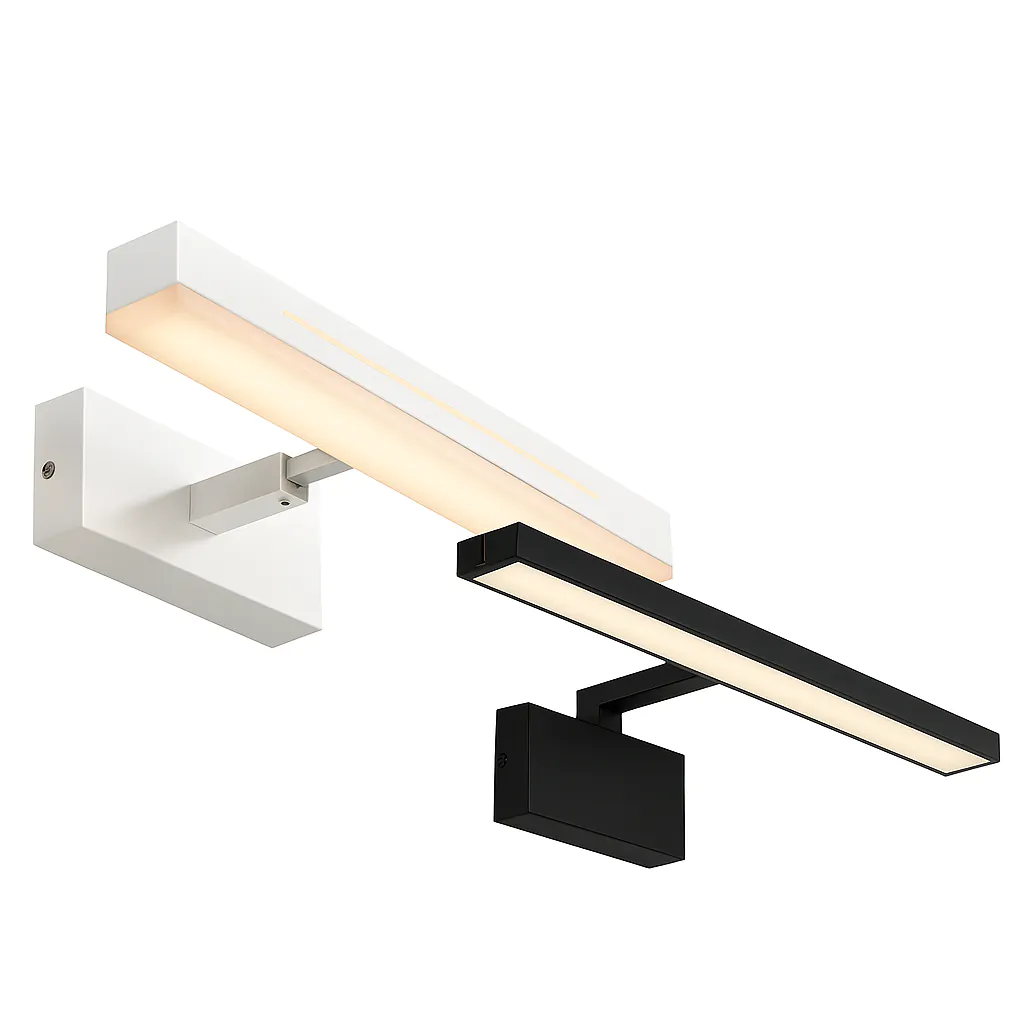 Badeværelsesbelysning over spejl