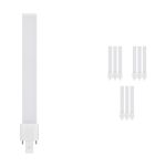 Fordelspakke 10x Ledvance Dulux-S LED 6W 700lm - 840 Kold Hvid | 2-Pinde - Erstatter 11W